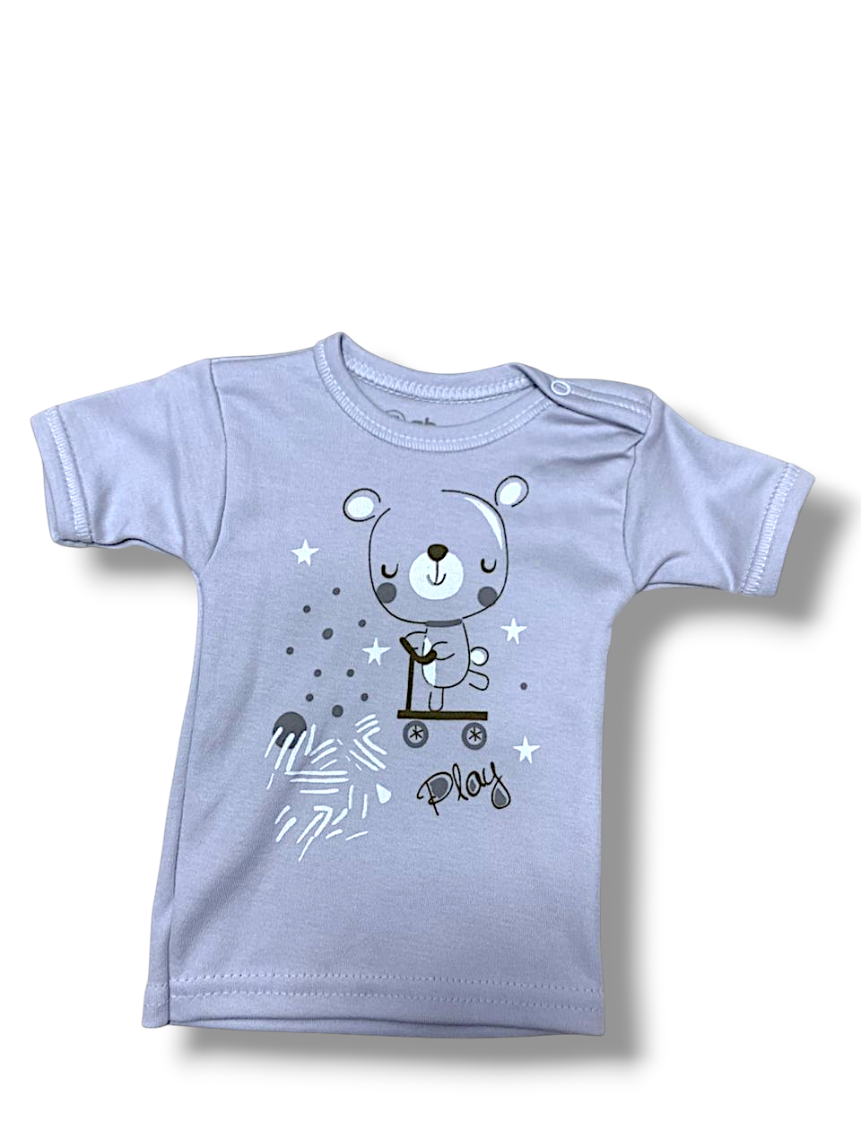 تيشيرت بنصف كم متعدد الألوان 2