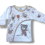 تيشيرت بأكمام طويلة متعدد الألوان