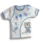 تيشيرت بنصف كم متعدد الألوان