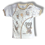 تيشيرت بنصف كم متعدد الألوان