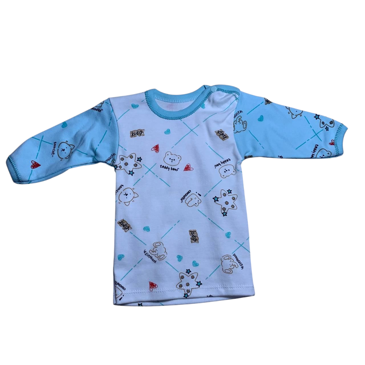 تيشيرت بأكمام طويلة 3 متعدد الألوان