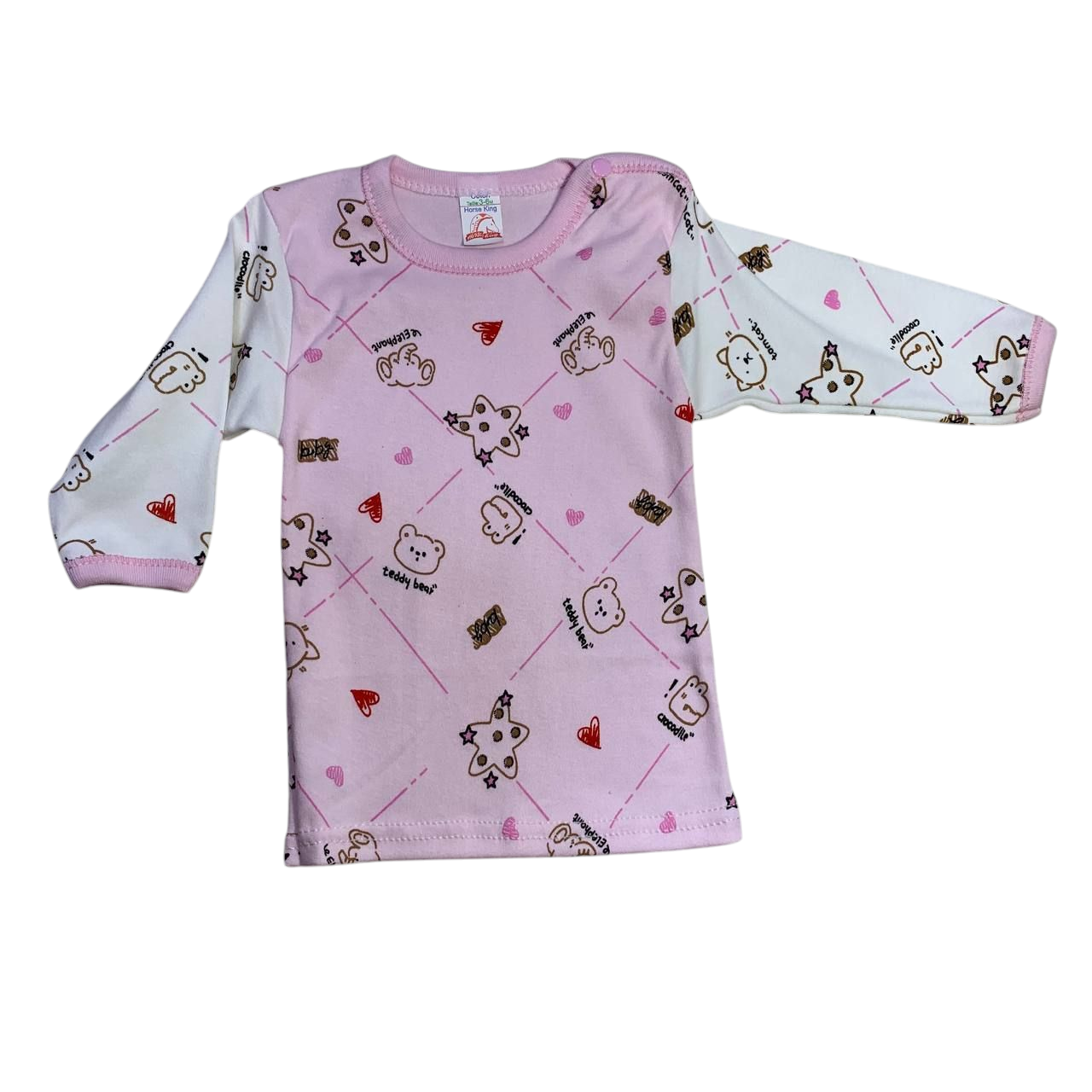 تيشيرت بأكمام طويلة 3 متعدد الألوان