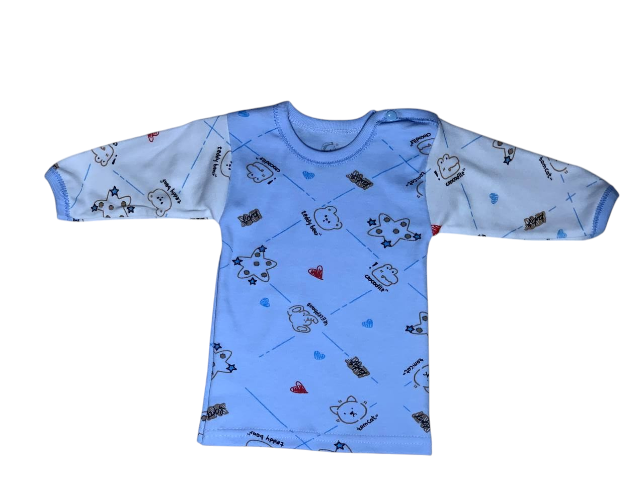 تيشيرت بأكمام طويلة 3 متعدد الألوان