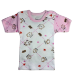 تيشيرت بنصف كم متعدد الألوان 3