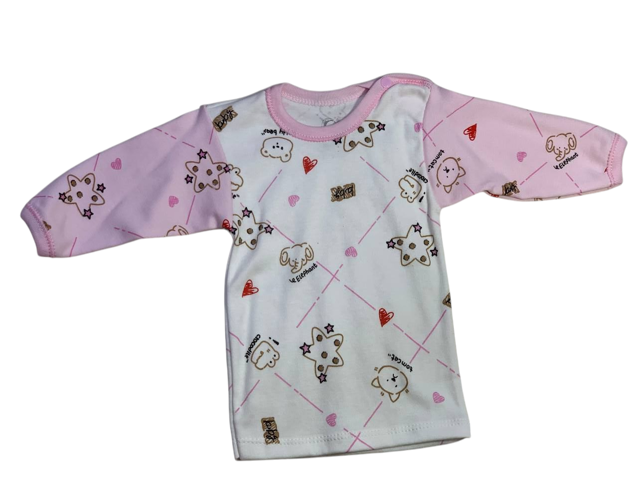 تيشيرت بأكمام طويلة 3 متعدد الألوان