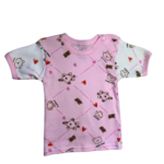 تيشيرت بنصف كم متعدد الألوان 3